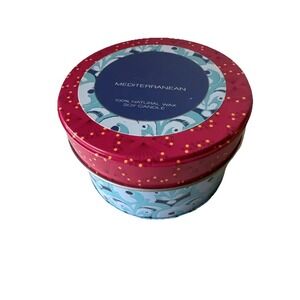 NEW Illume Luxury Candle Mediterranean  Tin USA 16.2 Oz 35 Hours Burn Time
